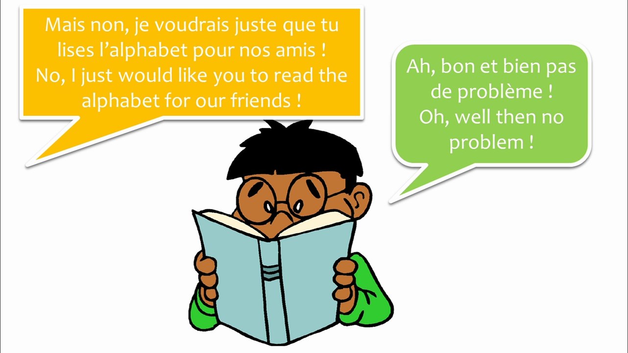 Learn French # Dialogue 5 #Matthieu nous présente l'alphabet