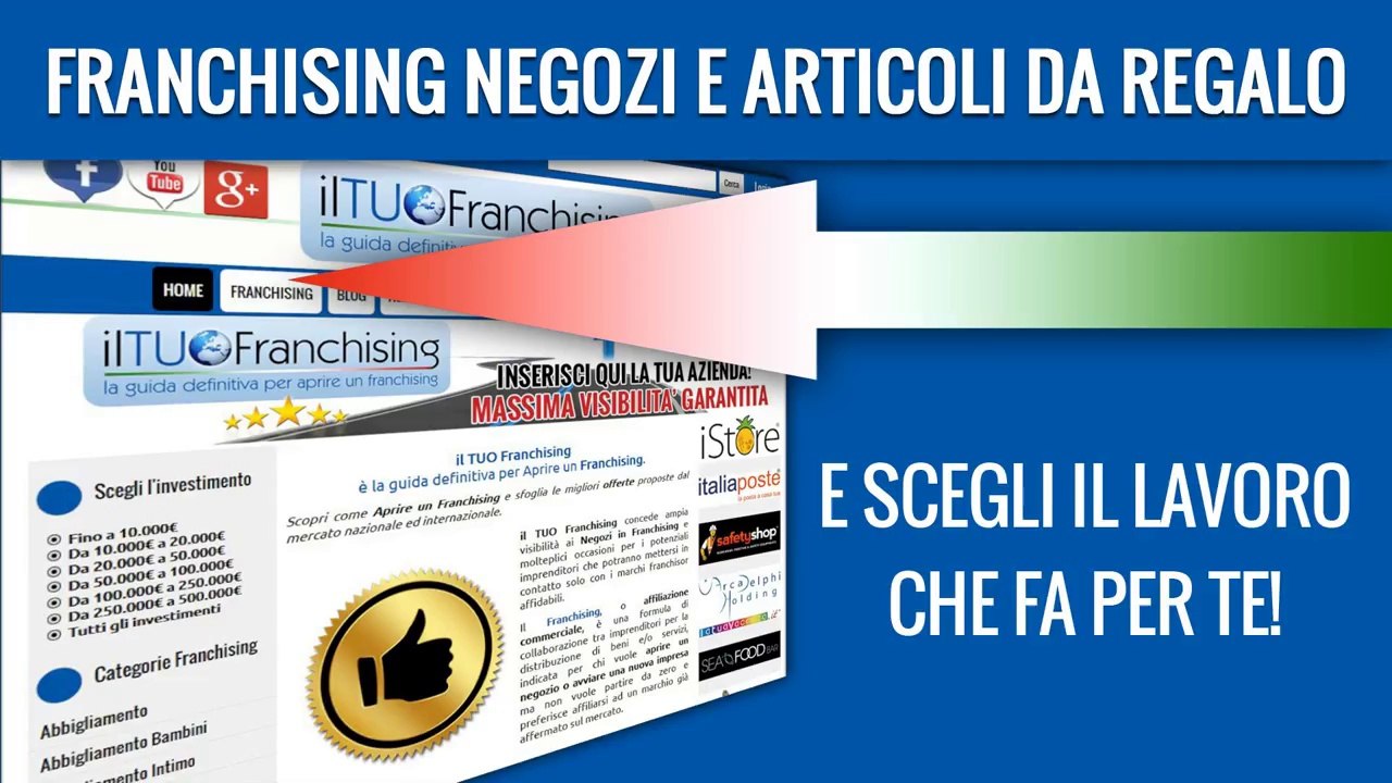 Franchising Negozi e Articoli da Regalo - ILTUOFRANCHISING.COM