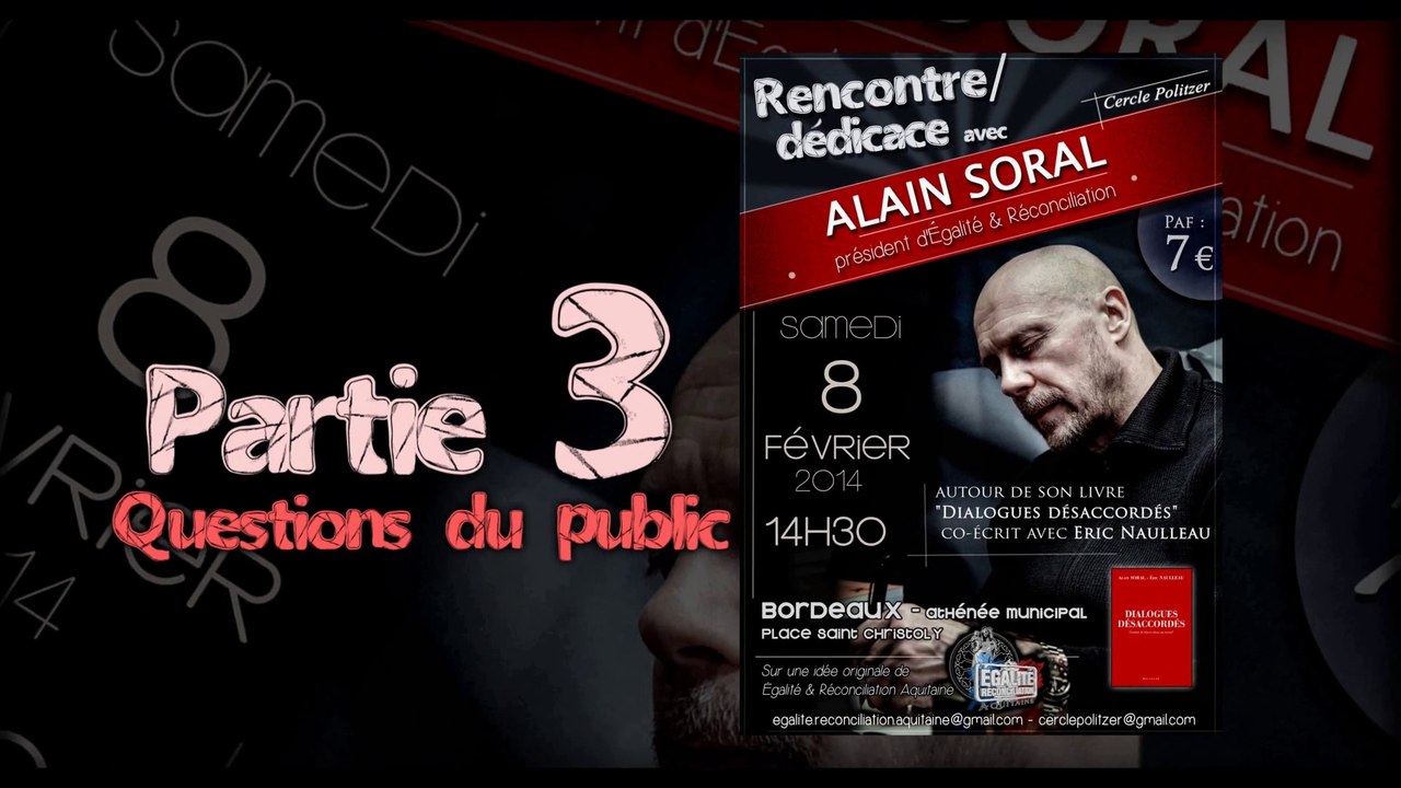 Rencontre / Dédicace avec Alain Soral à Bordeaux le 8 Février 2014_partie3