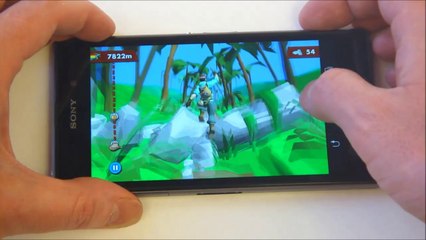 Sony Xperia Z1 - демонстрация работы