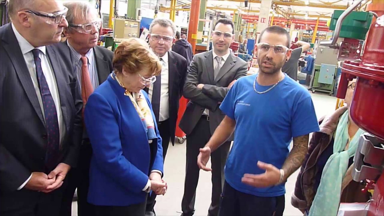 Visite ministérielle à Condé-sur-Noireau