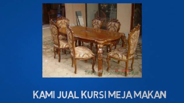 Jual Kursi Meja makan furniture jati Mebel Jepara