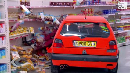 UK: Ils font la course... dans un supermarché