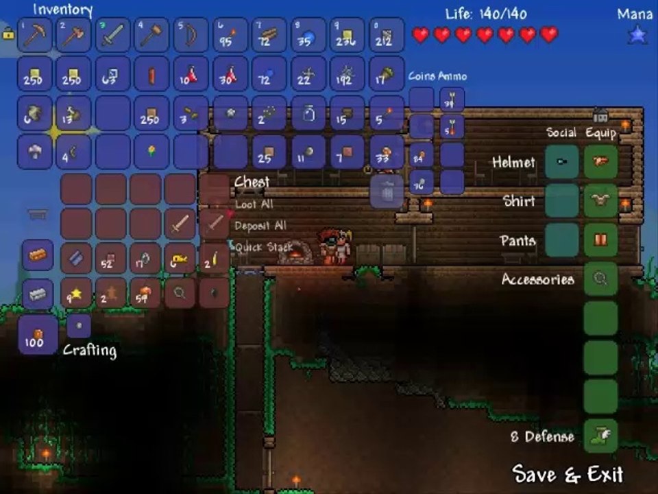 Terraria 'Let's Spiel' (Let's Play) 28: Verseuchte Nachtwanderung