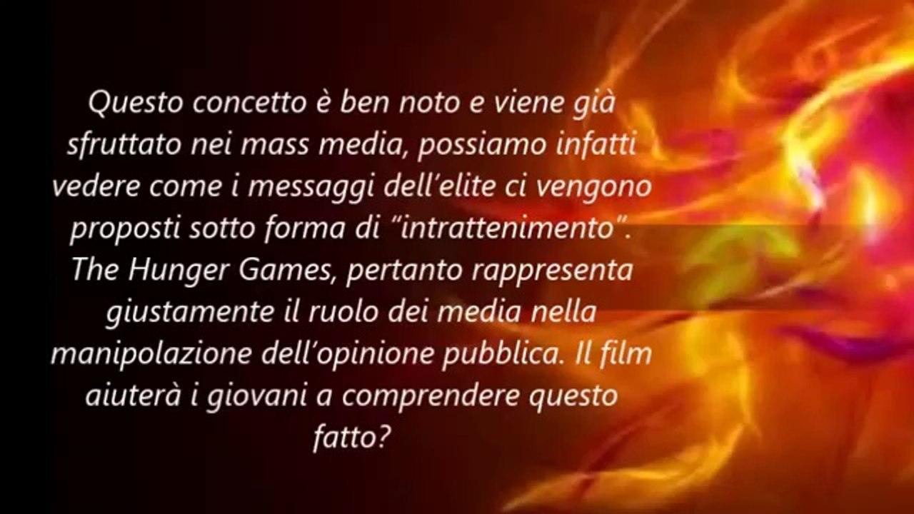 THE HUNGER GAMES/ UN RIFERIMENTO AL NUOVO ORDINE MONDIALE E GLI ILLUMINATI