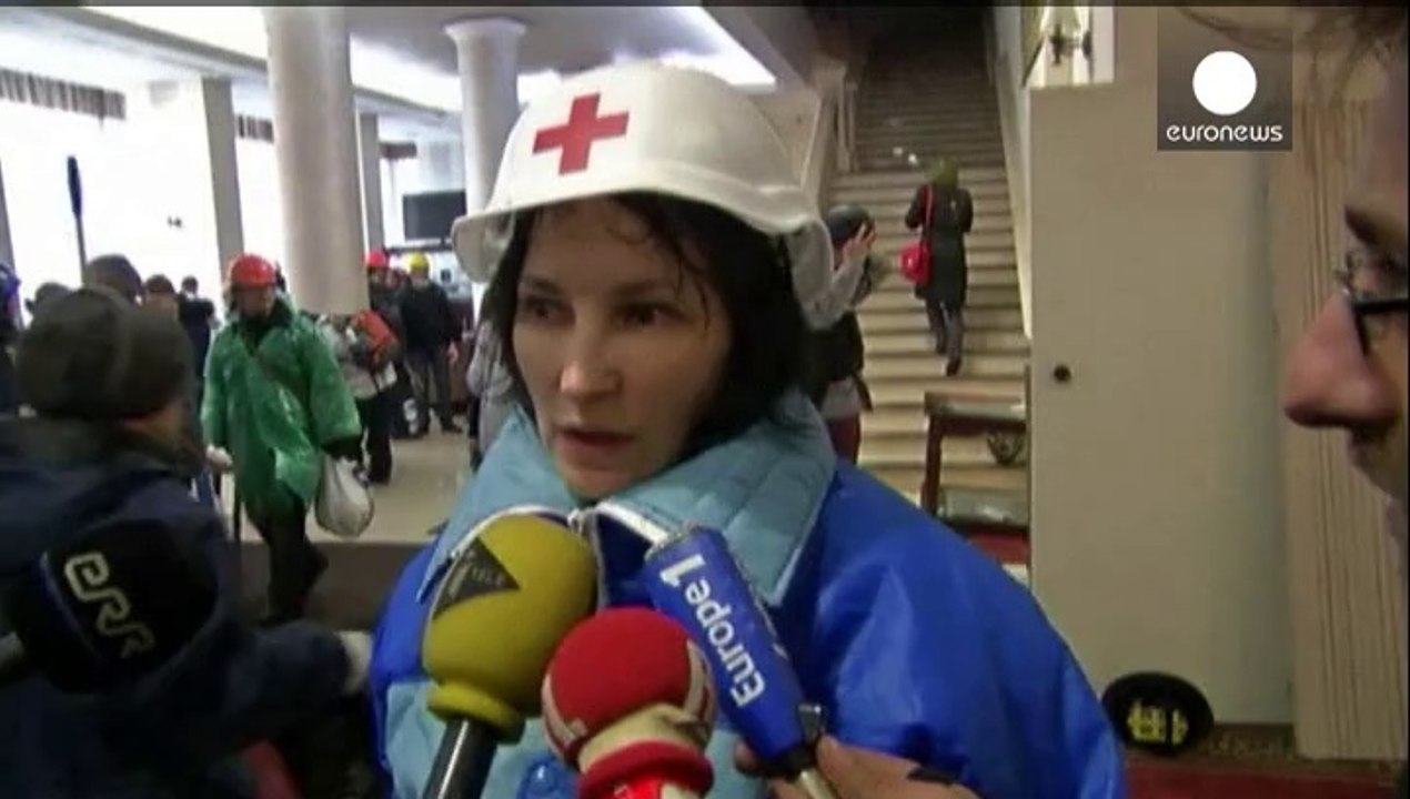 Kyiv medic Olesya survives sniper bullet through neck