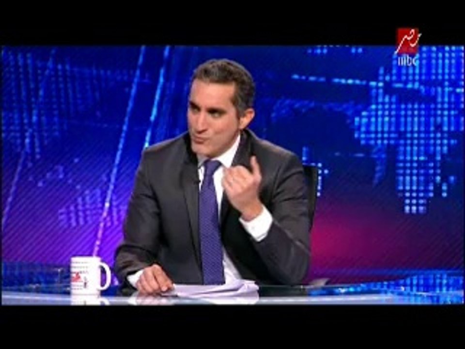 باسم يوسف يسخر من مصطفى بكري