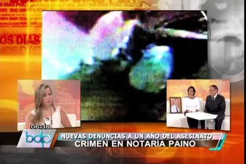 Denuncian que Fiscalía buscaría beneficiar a asesino de la Notaría Paino