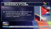 Firman Venezuela y Cuba 56 nuevos proyectos de cooperación