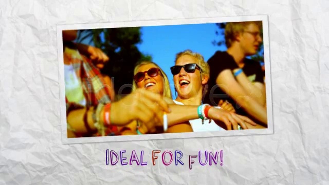 Slideshow On Paper - After Effects Template