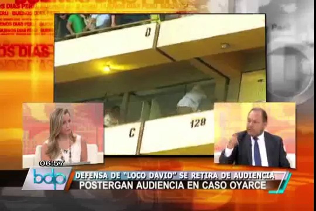 Caso Oyarce: Abogado de 'Loco David' asegura que buscan incriminarlo sin pruebas