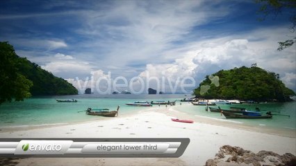 Elegant Lower Thirds - After Effects Template