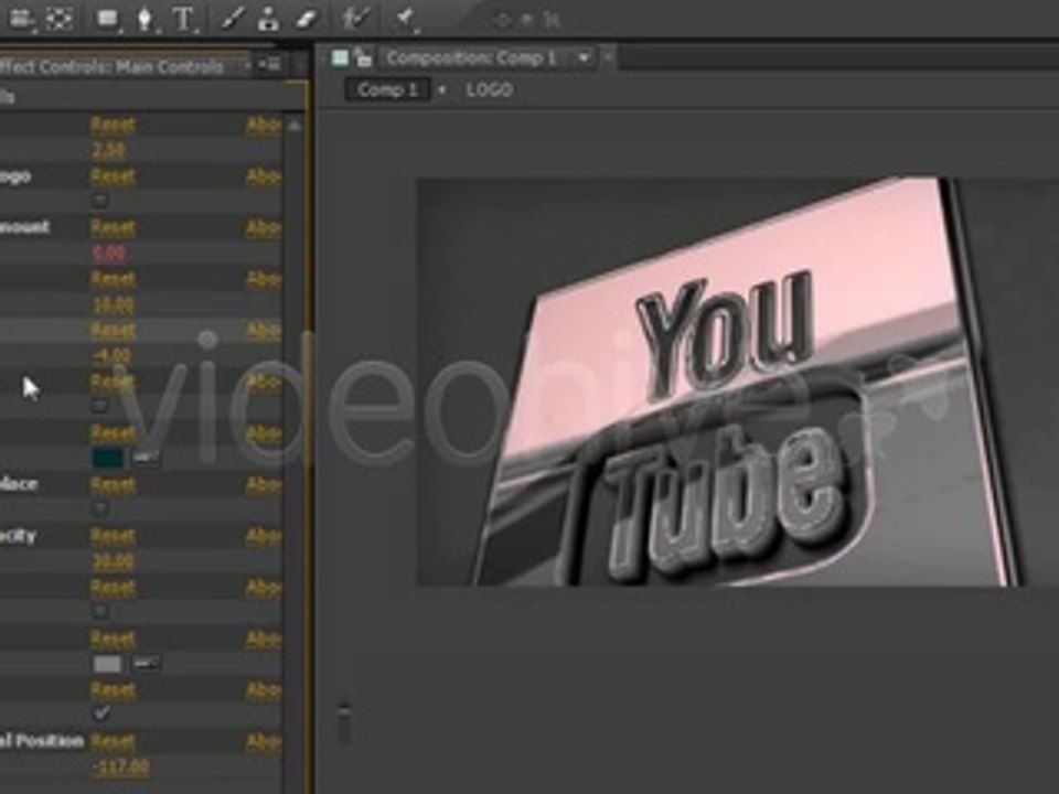 Metallic Reveal - After Effects Template