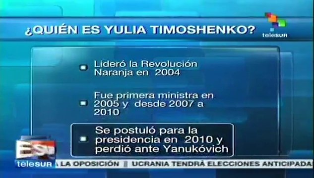 Perfil político de la ex primera ministra ucraniana Yulia Timoshenko