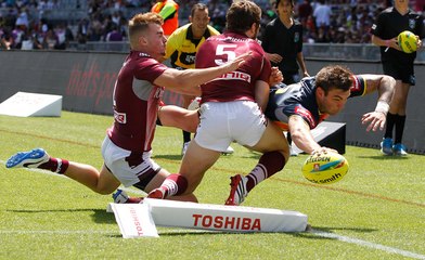 L'incroyable essai acrobatique de Kyle Feldt lors du Auckland Nines