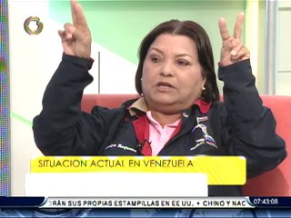 Diputada Requena: El país ha estado "amenazado" y "atacado" por manifestantes