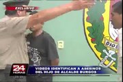 SJL: revelador video de atacantes de Carlos Burgos hijo previo al asesinato