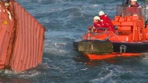 Remorquage conteneur du Maersk Svendborg vers Cherbourg - Abeille Liberté / Base navale Cherbourg - 21-22 février