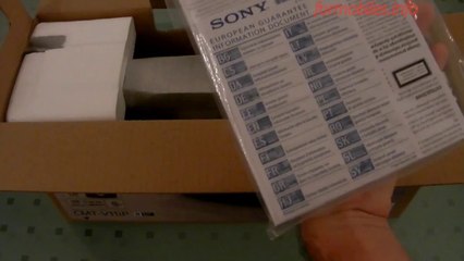 Sony CMT V11iP sistema audio domestico   Unboxing    Esclusiva mondiale