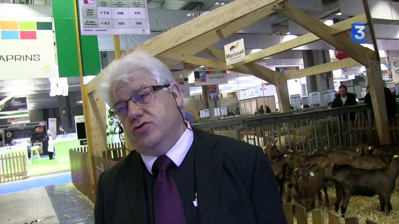 SIA 2014 : Jacky Salangard, président des producteurds de lait de chèvre