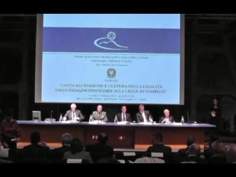 Napoli - Lotta all'evasione fiscale, convegno dei commercialisti (21.02.14)