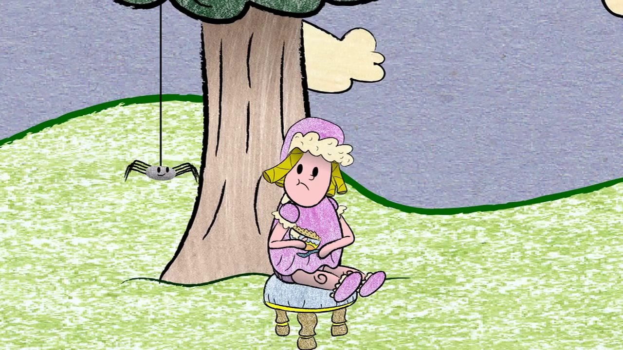 Little Miss Muffet: Children's Cartoon