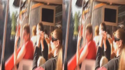 3D Studio Tram in Disneyland, Paris. Red_cyan glasses required. - YouTube