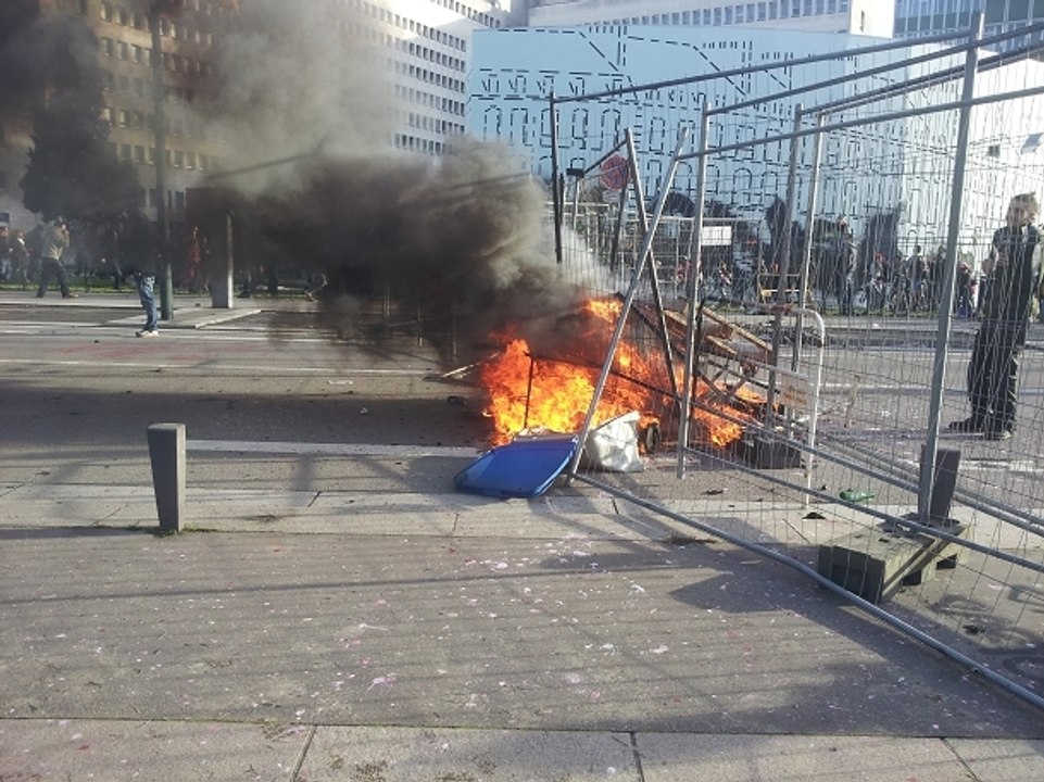 Emeutes à Nantes le 22/02/2014