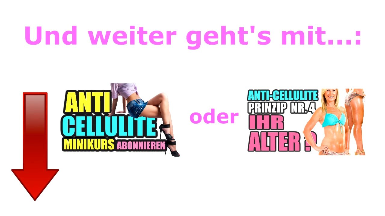 orangenhaut muss nicht sein!