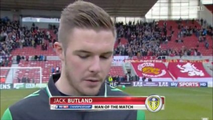 Congratulations @JackButland_One - Man of the Match v Boro #LUFC