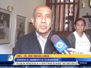 Allanan casa del coronel retirado Machillanda en Baruta
