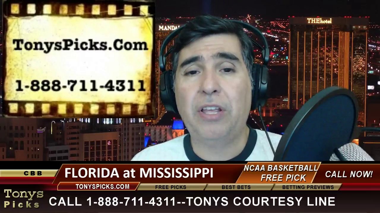 Mississippi Rebels vs. Florida Gators Pick Prediction NCAA College Basketball Odds Preview 2-22-2014