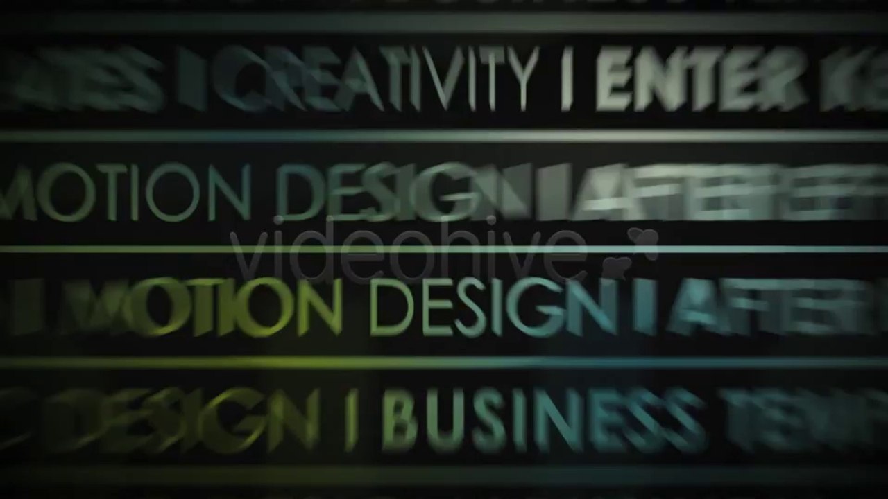 Dynamic Typo Intro - After Effects Template