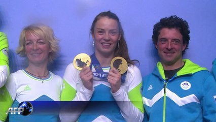 Tina Maze exceeds expectations with double Sochi gold
