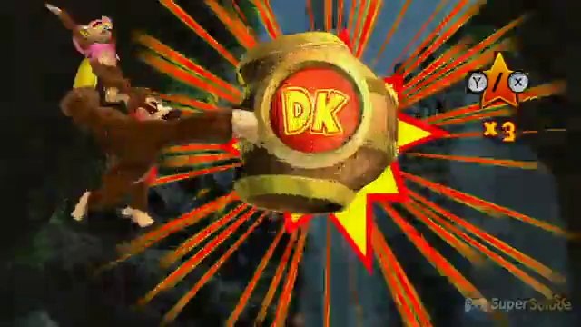 Soluce Donkey Kong Country Tropical Freeze : le niveau 2-A à 100 % (lettres, pièces de puzzle, secrets)