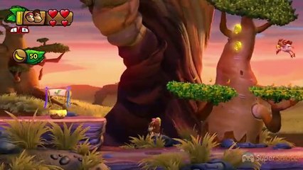 Soluce Donkey Kong Country Tropical Freeze : le niveau 3-1 à 100 % (lettres, pièces de puzzle, secrets)