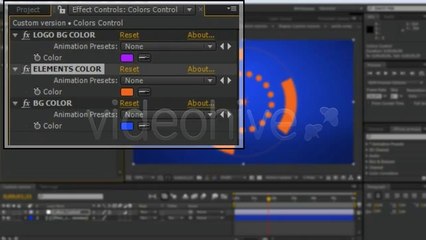 Moving Shapes Logo Reveal - After Effects Template