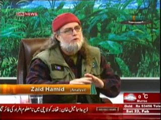The Debate with Zaid Hamid (Pak Saudi Taluqat Main Garam Joshi ... Iran Nazar Andaz Kun ..--) 22 February 2014