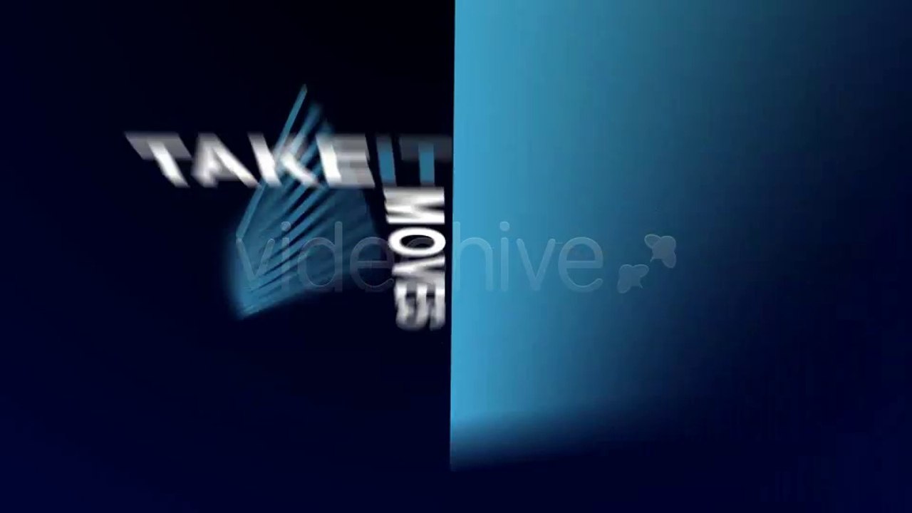 Water Kinetic Typography - After Effects Template