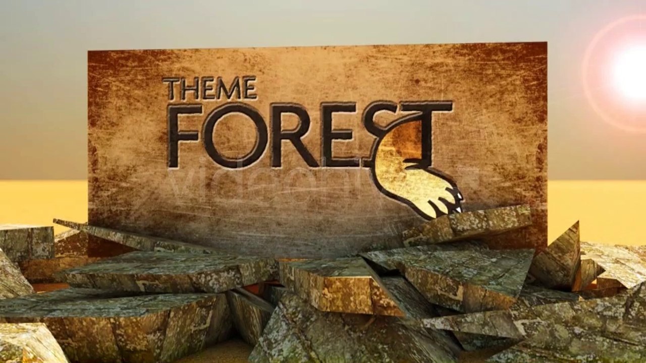 3D Stone Logo - After Effects Template