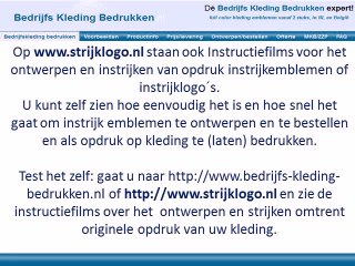 Kleding opdruk
