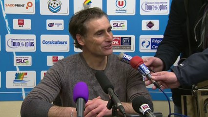 Conférence de presse Tours FC - Dijon FCO (1-0) : Olivier PANTALONI (TOURS) - Olivier DALL'OGLIO (DFCO) - 2013/2014