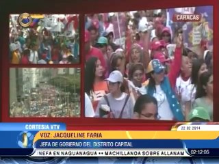 Jacqueline Farías: Rechazamos los actos de violencia