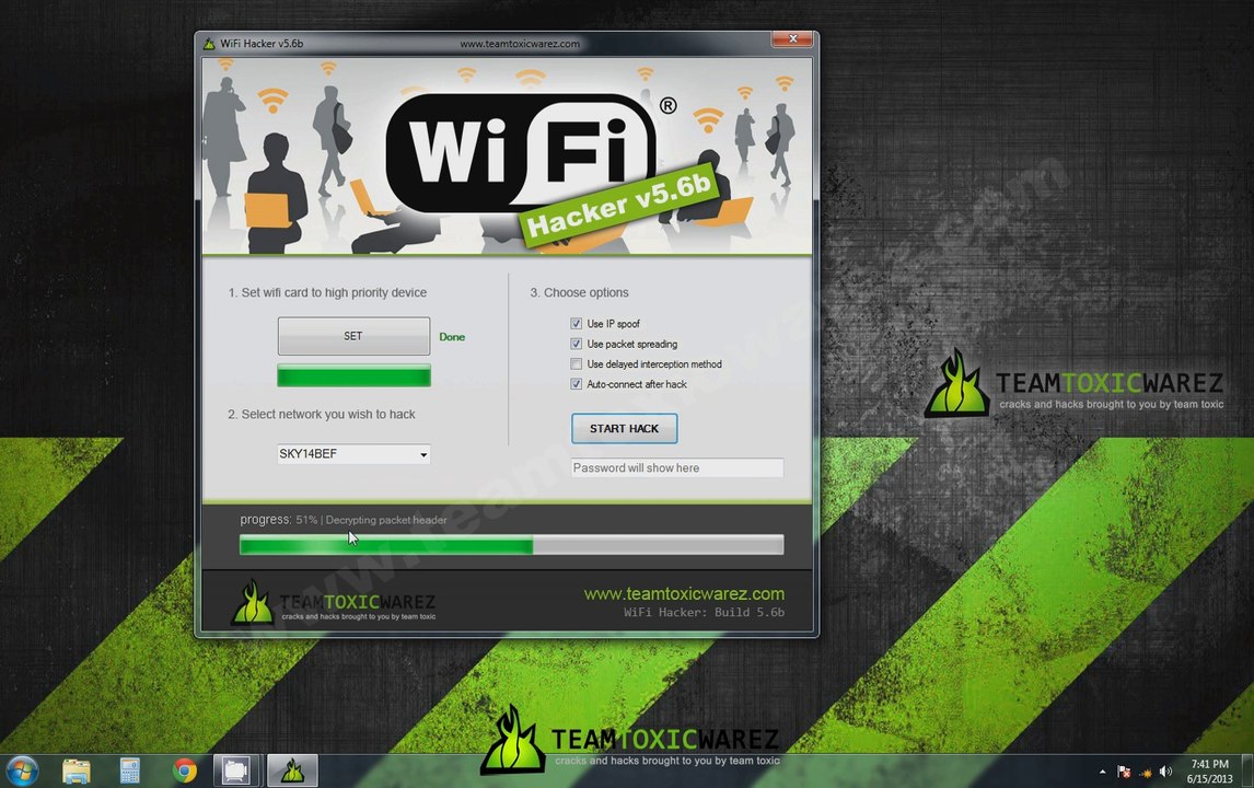 Hack Wifi Connection - Team Toxic 2014