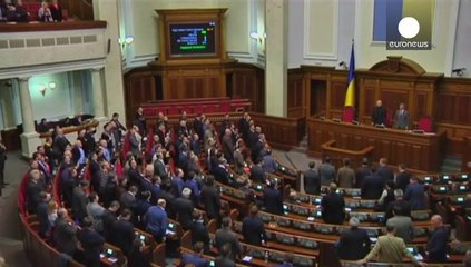 Ukraine's parliament dismisses President Yanukovych
