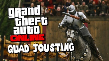 GTA 5 Online (MiniGames) - Quad Jousting!