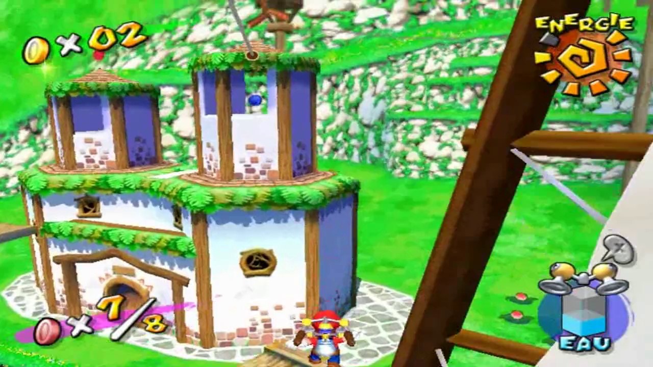 Super Mario Sunshine - Collines Bianco - Épisode 4 : Les pièces rouges du village