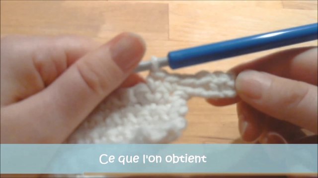 Cours de crochet N°09 - Augmentation de plusieurs mailles en début de rang