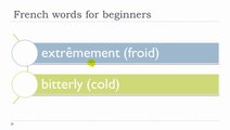 Learn French # French words for beginners #6