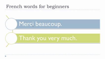 Learn French # French words for beginners #9